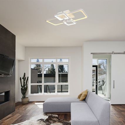 LED Prigušivi nadgradni luster LED/70W/230V 3000-6500K + Daljinski upravljač
