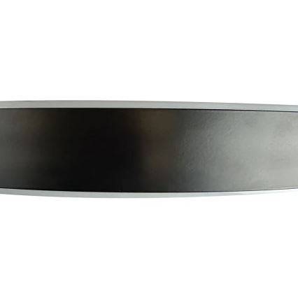 LED Prigušivi nadgradni luster LED/72W/230V 3000-6500K crno + Daljinski upravljač