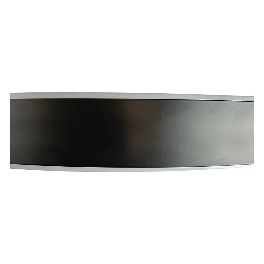 LED Prigušivi nadgradni luster LED/72W/230V 3000-6500K crno + Daljinski upravljač