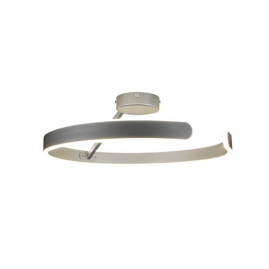 LED Prigušivi nadgradni luster LED/72W/230V 3000-6500K mat krom + Daljinski upravljač