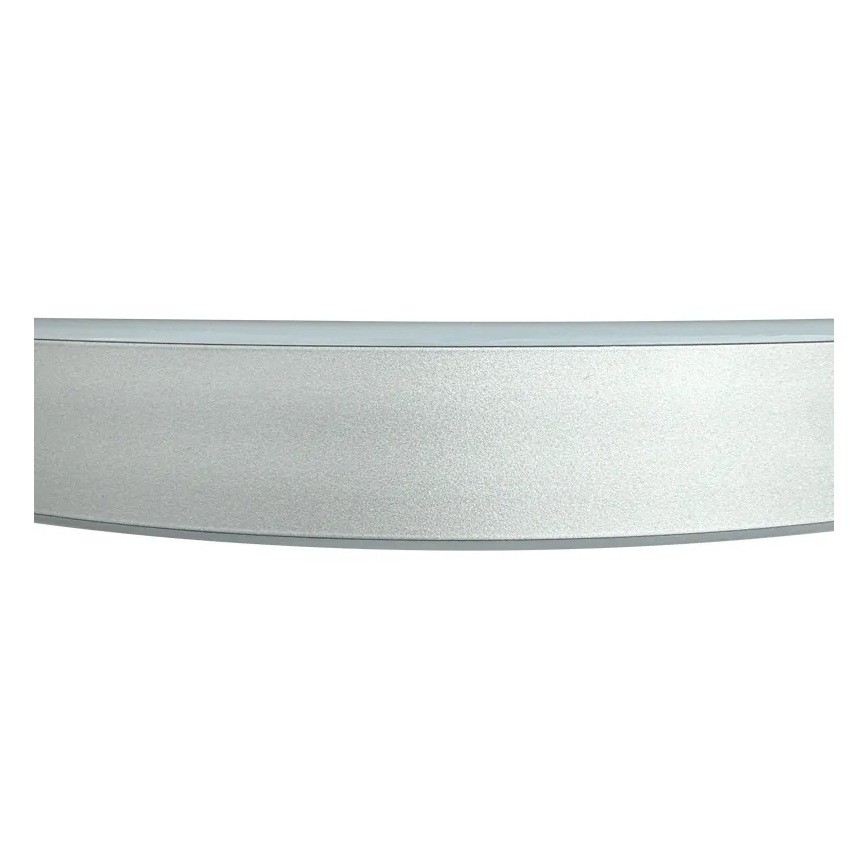 LED Prigušivi nadgradni luster LED/72W/230V 3000-6500K mat krom + Daljinski upravljač