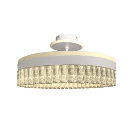 LED Prigušivi kristalni nadgradni luster LED/75W/230V 3000-6500K bela + Daljinski upravljač