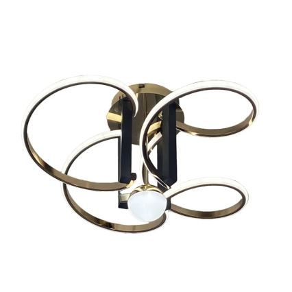 LED Prigušivi nadgradni luster LED/80W/230V 3000-6500K + Daljinski upravljač