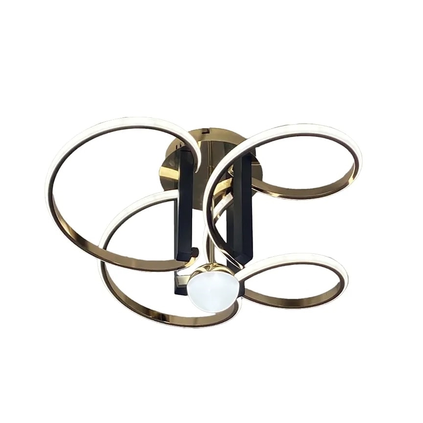 LED Prigušivi nadgradni luster LED/80W/230V 3000-6500K + Daljinski upravljač