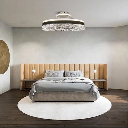 LED Prigušivi nadgradni luster LED/86W/230V 3000-6500K bela + Daljinski upravljač