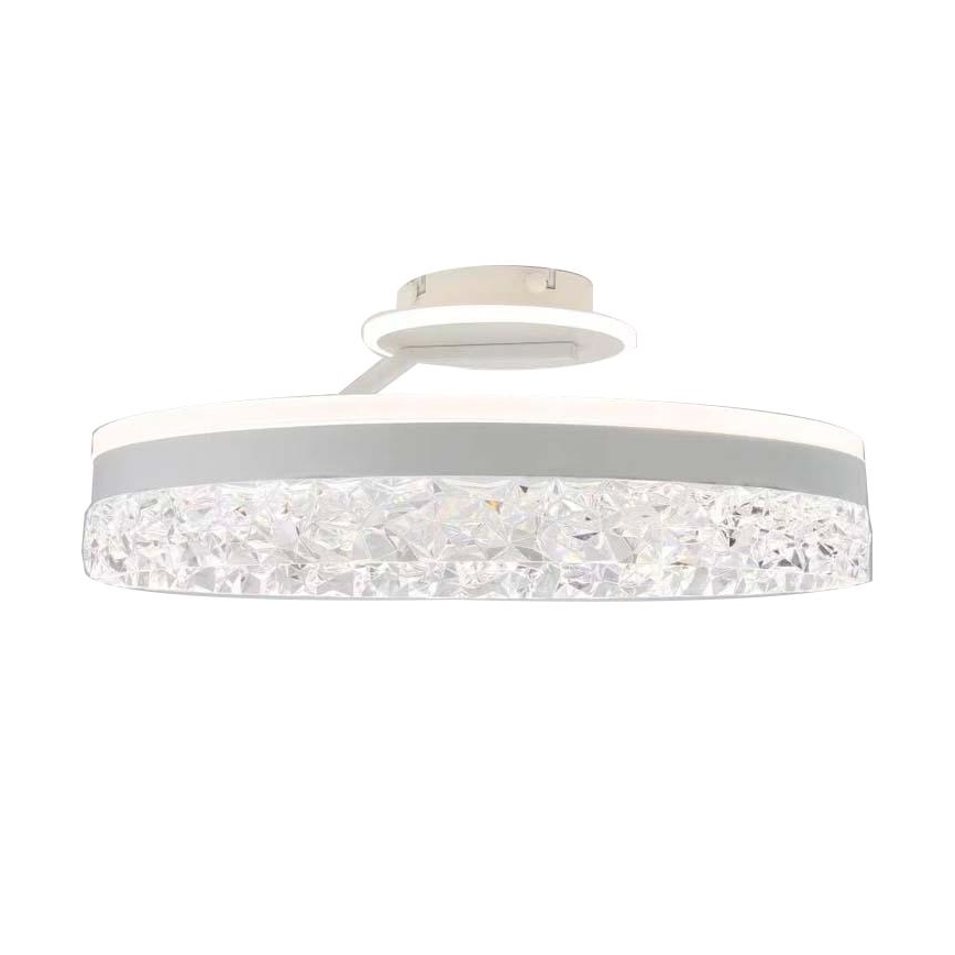 LED Prigušivi nadgradni luster LED/86W/230V 3000-6500K bela + Daljinski upravljač
