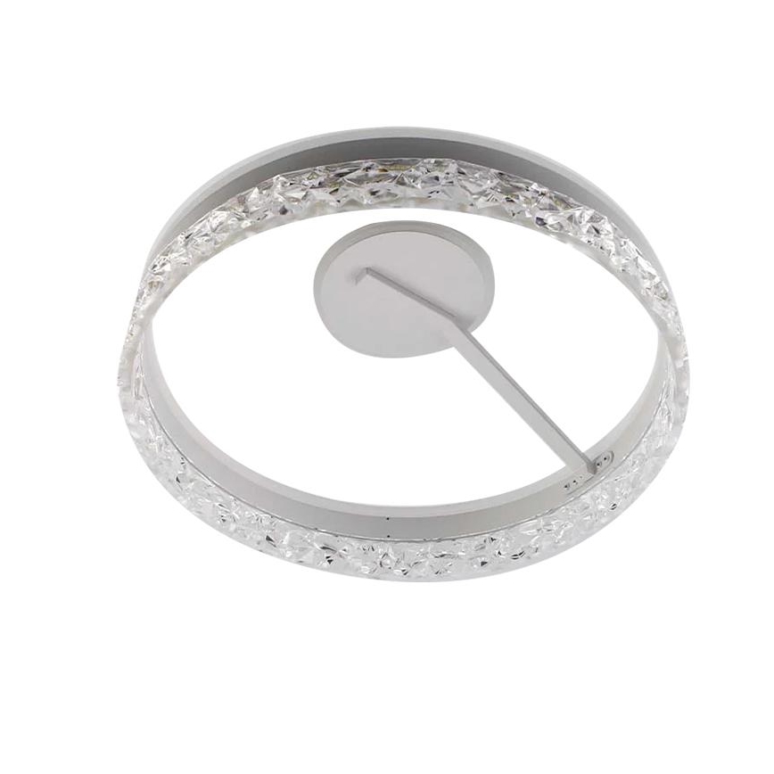 LED Prigušivi nadgradni luster LED/86W/230V 3000-6500K bela + Daljinski upravljač