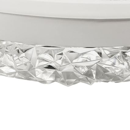 LED Prigušivi nadgradni luster LED/86W/230V 3000-6500K bela + Daljinski upravljač
