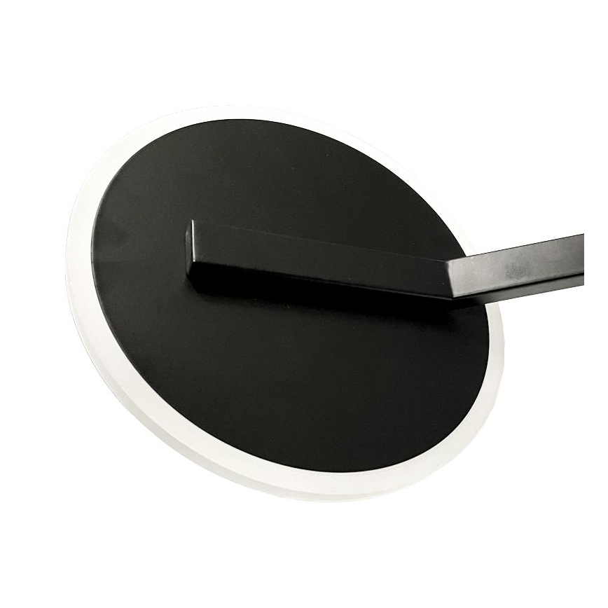 LED Prigušivi nadgradni luster LED/86W/230V 3000-6500K crno + Daljinski upravljač