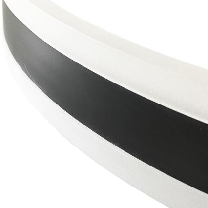 LED Prigušivi nadgradni luster LED/86W/230V 3000-6500K crno + Daljinski upravljač