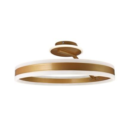 LED Prigušivi nadgradni luster LED/86W/230V 3000-6500K zlatna + Daljinski upravljač