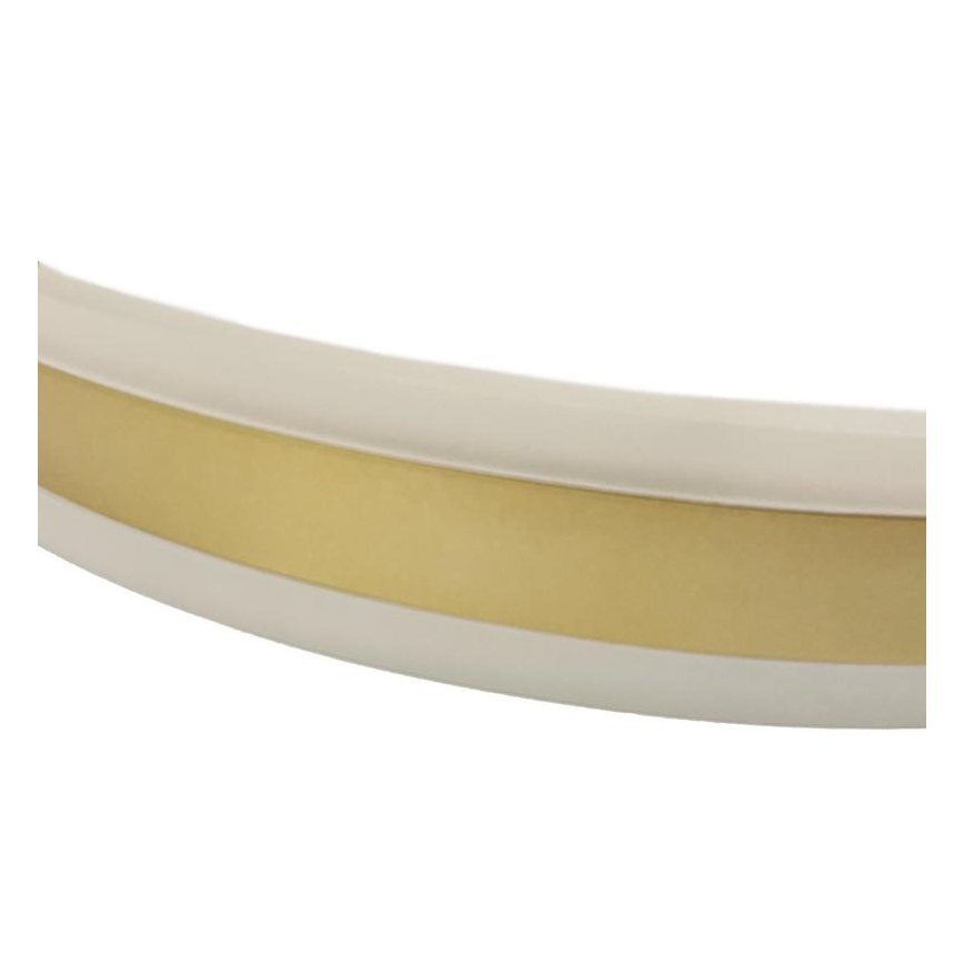 LED Prigušivi nadgradni luster LED/86W/230V 3000-6500K zlatna + Daljinski upravljač
