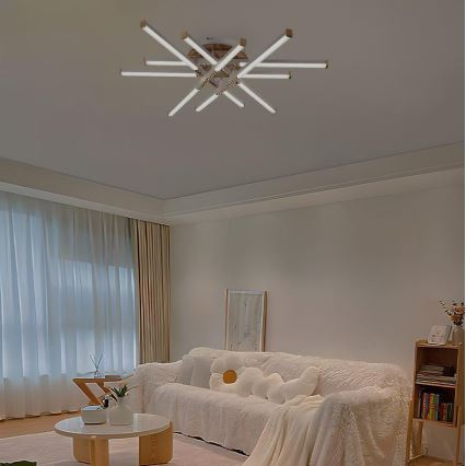 LED Prigušivi nadgradni luster LED/90W/230V 3000-6500K + Daljinski upravljač