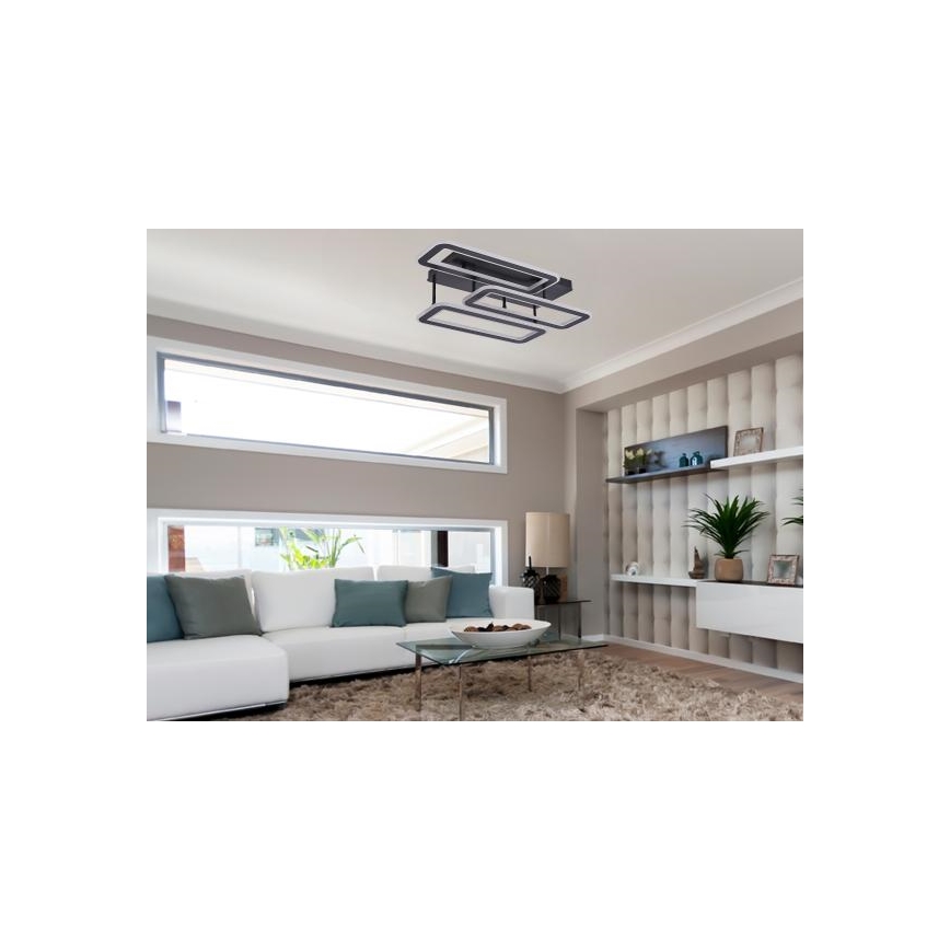 LED Prigušivi nadgradni luster LED/90W/230V 3000-6500K + Daljinski upravljač