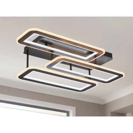 LED Prigušivi nadgradni luster LED/90W/230V 3000-6500K + Daljinski upravljač