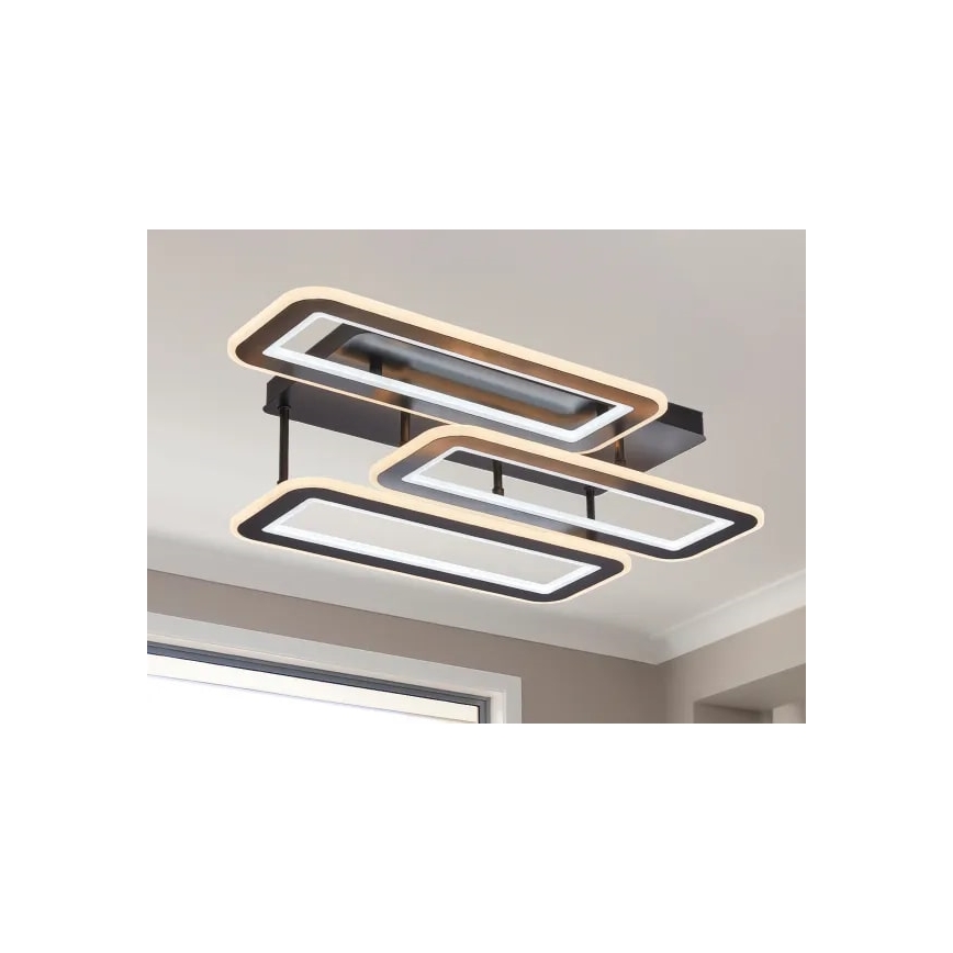 LED Prigušivi nadgradni luster LED/90W/230V 3000-6500K + Daljinski upravljač