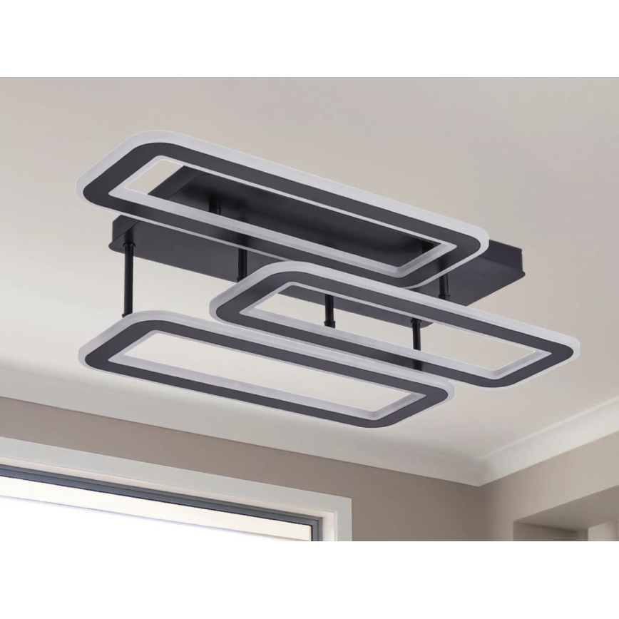 LED Prigušivi nadgradni luster LED/90W/230V 3000-6500K + Daljinski upravljač