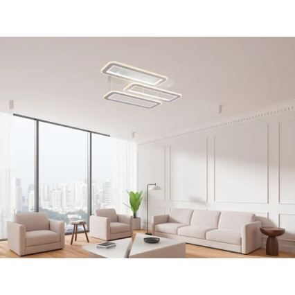 LED Prigušivi nadgradni luster LED/90W/230V 3000-6500K + Daljinski upravljač
