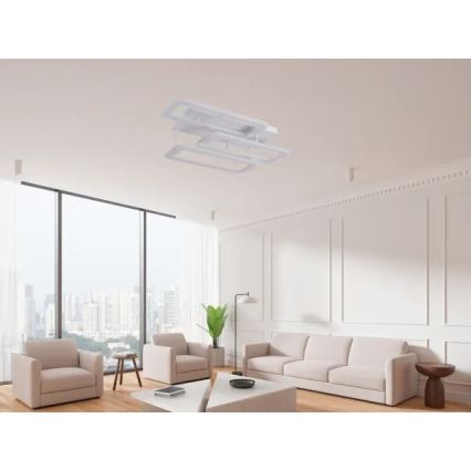 LED Prigušivi nadgradni luster LED/90W/230V 3000-6500K + Daljinski upravljač