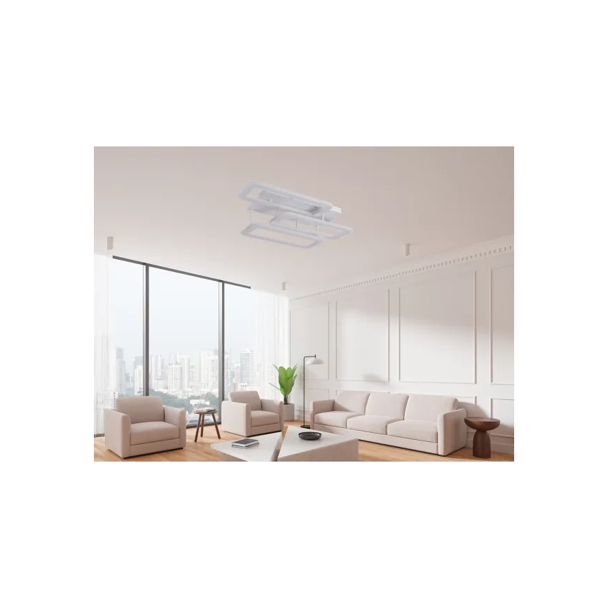 LED Prigušivi nadgradni luster LED/90W/230V 3000-6500K + Daljinski upravljač