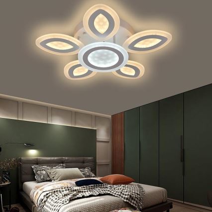LED Prigušivi nadgradni luster LED/95W/230V 3000-6500K + Daljinski upravljač