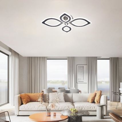 LED Prigušivi nadgradni luster LED/95W/230V 3000-6500K + Daljinski upravljač