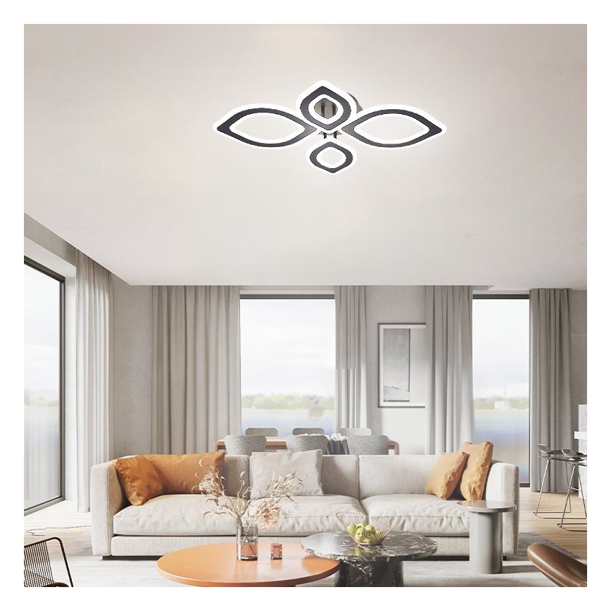 LED Prigušivi nadgradni luster LED/95W/230V 3000-6500K + Daljinski upravljač
