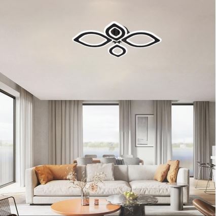 LED Prigušivi nadgradni luster LED/95W/230V 3000-6500K + Daljinski upravljač