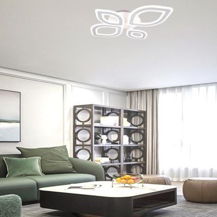 LED Prigušivi nadgradni luster LED/95W/230V 3000-6500K + Daljinski upravljač