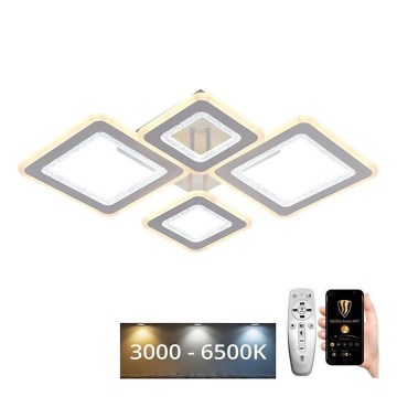 LED Prigušivi nadgradni luster LED/95W/230V 3000-6500K + Daljinski upravljač