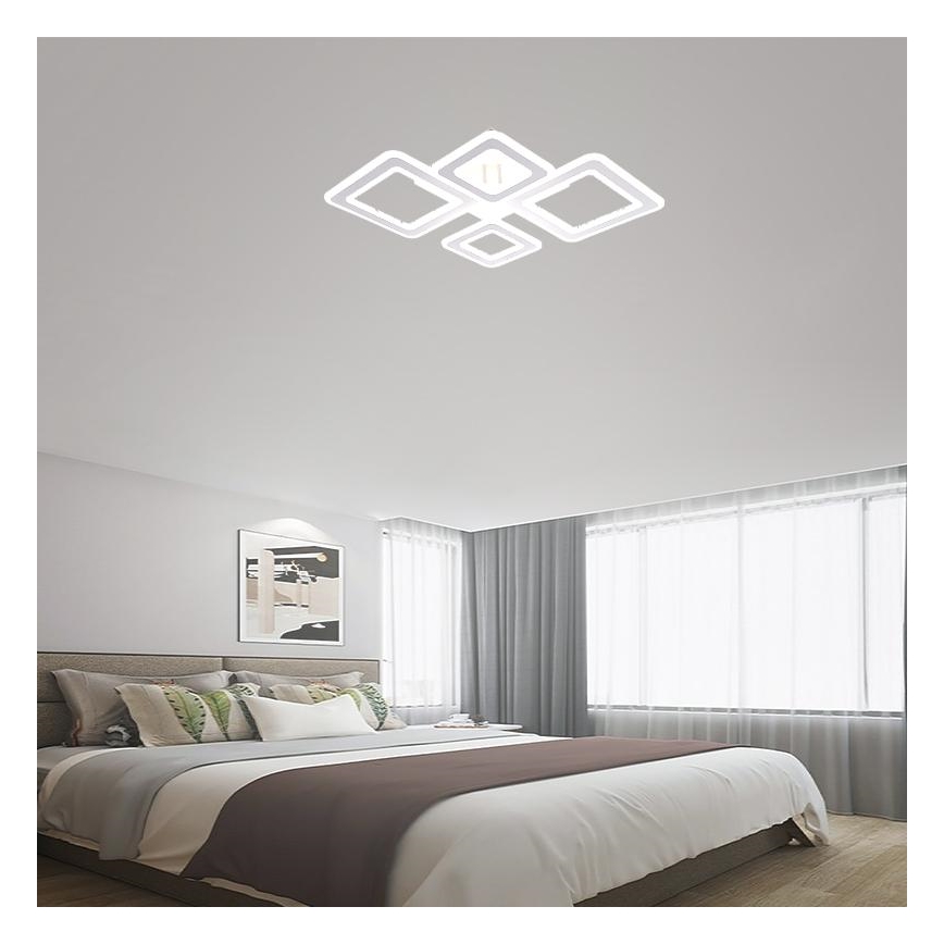 LED Prigušivi nadgradni luster LED/95W/230V 3000-6500K + Daljinski upravljač
