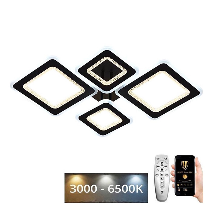 LED Prigušivi nadgradni luster LED/95W/230V 3000-6500K + Daljinski upravljač