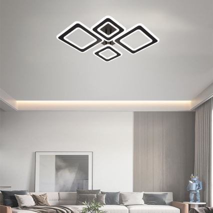 LED Prigušivi nadgradni luster LED/95W/230V 3000-6500K + Daljinski upravljač