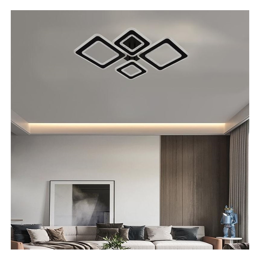 LED Prigušivi nadgradni luster LED/95W/230V 3000-6500K + Daljinski upravljač