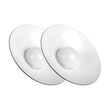 LED Prigušivi solarni luster na sajli 2xLED/1,8W/3,7V IP44 6500K 2400 mAh + Daljinski upravljač