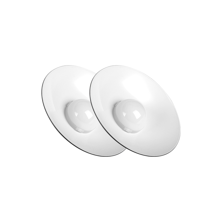 LED Prigušivi solarni luster na sajli 2xLED/1,8W/3,7V IP44 6500K 2400 mAh + Daljinski upravljač