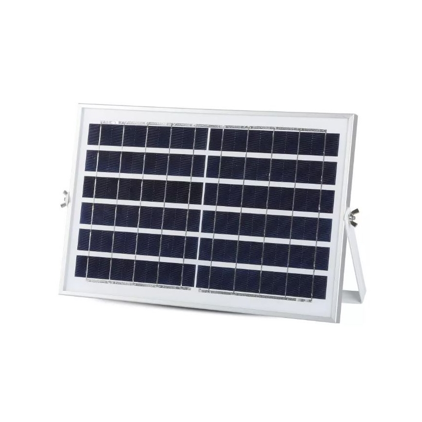 LED Prigušivi solarni reflektor LED/12W/3,2V 6000K IP65 5000 mAh + Daljinski upravljač