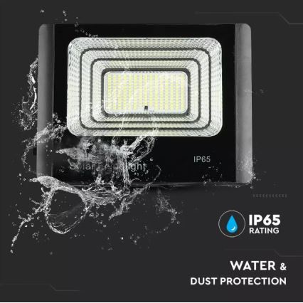 LED Prigušivi solarni reflektor LED/16W/3,2V 4000K IP65 10000 mAh + Daljinski upravljač