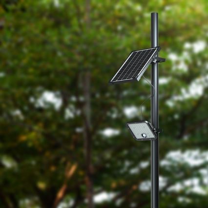 LED Prigušivi solarni reflektor sa senzorom LED/10W/3,7V 4000/6000K IP65 + Daljinski upravljač