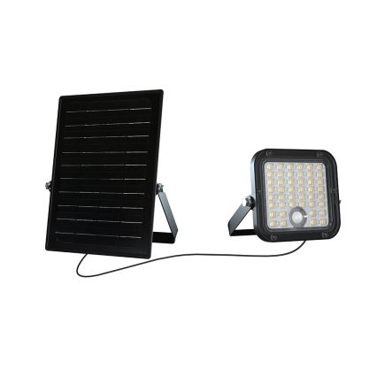 LED Prigušivi solarni reflektor sa senzorom LED/10W/3,7V 4000/6000K IP65 + Daljinski upravljač
