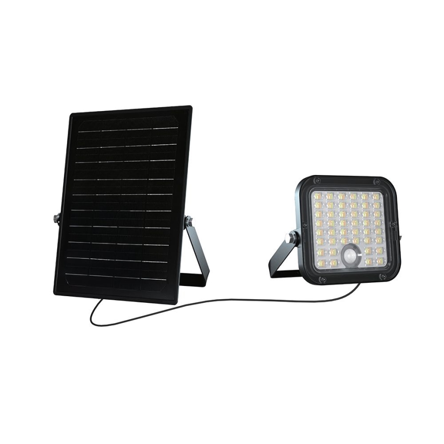 LED Prigušivi solarni reflektor sa senzorom LED/10W/3,7V 4000/6000K IP65 + Daljinski upravljač