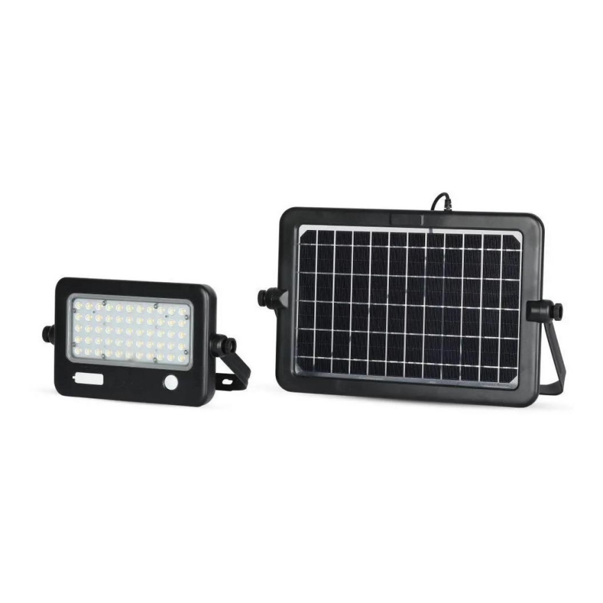 LED Prigušivi solarni reflektor sa senzorom LED/10W/3,7V 4000K IP65 7200 mAh + USB port