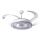 LED Prigušivi stropni ventilator LED/70W/230V 3000-6000K pr. 50 cm bela + Daljinski upravljač