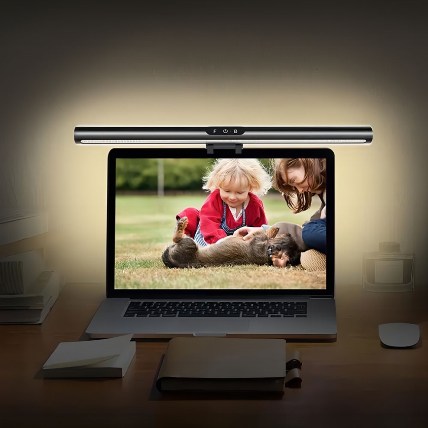 LED Prigušivo dodirno osvetljenje za monitor LED/5W/5V 3000/4000/5000/6000K 42 cm crno