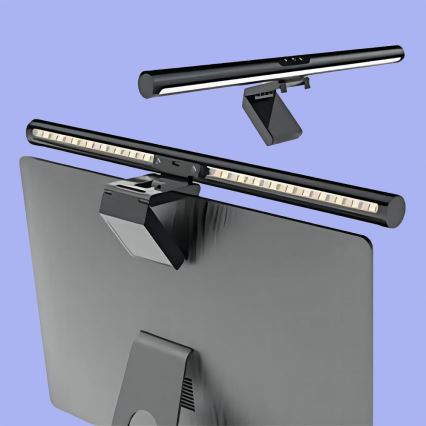 LED Prigušivo dodirno osvetljenje za monitor LED/5W/5V 3000/4000/5000/6000K 42 cm crno