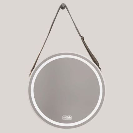 LED Prigušivo kupaonsko grejano ogledalo sa pozadinskim osvetljenjem LED/20W/230V 4000K IP44