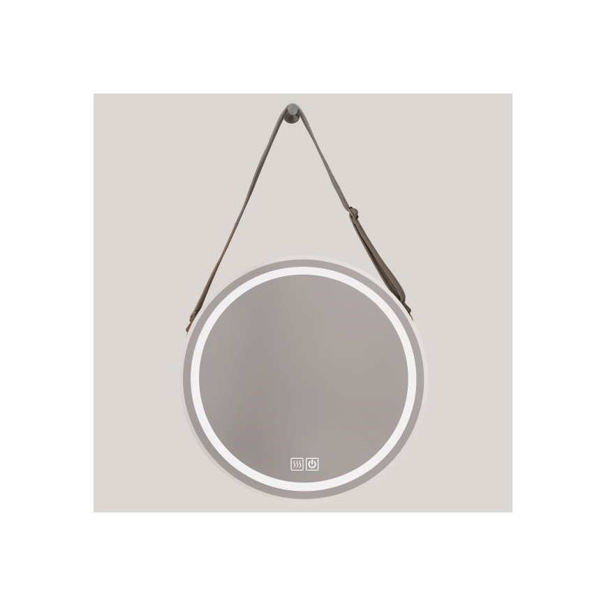 LED Prigušivo kupaonsko grejano ogledalo sa pozadinskim osvetljenjem LED/20W/230V 4000K IP44
