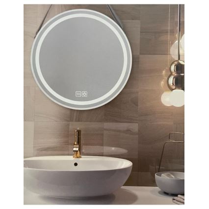 LED Prigušivo kupaonsko grejano ogledalo sa pozadinskim osvetljenjem LED/20W/230V 4000K IP44