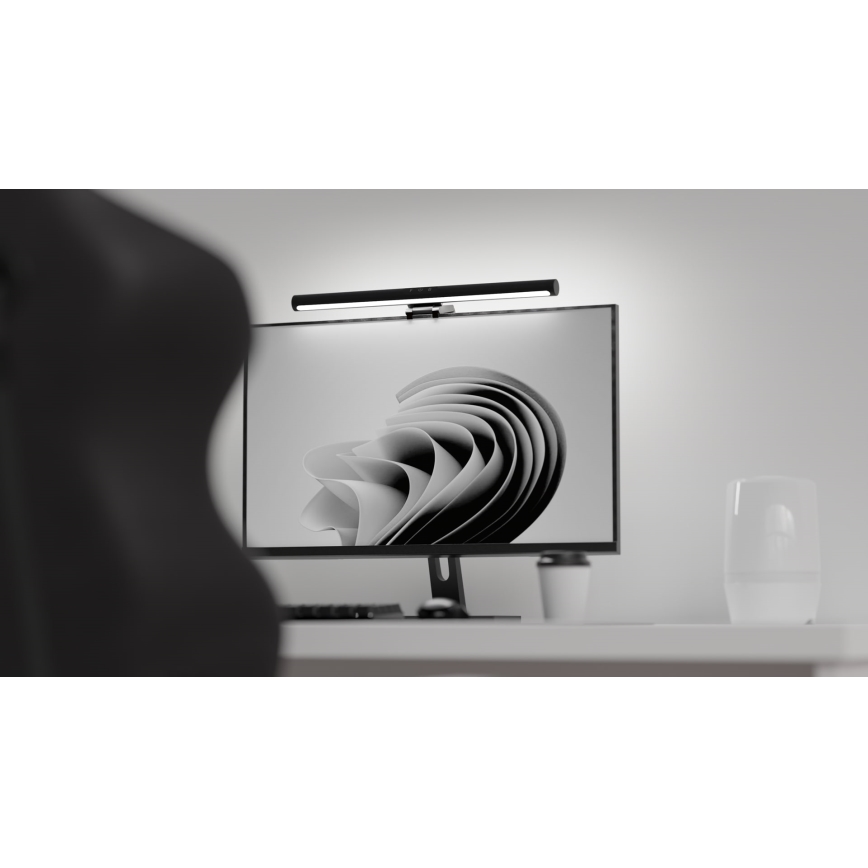LED Prigušivo osvetljenje za monitor LEVANO LED/5W/5V 3000-6000K crno