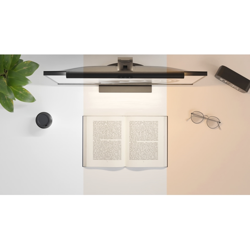 LED Prigušivo osvetljenje za monitor LEVANO LED/5W/5V 3000-6000K crno